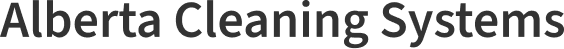 Text saying Alberta Cleaning Systems