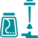 Salt shaker and pepper grinder icons